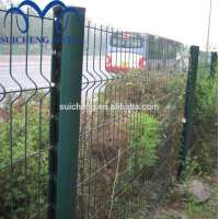 Top quality cheap PVC welded wire mesh and galvanized garden fence ,3 D curved welded wire mesh fence