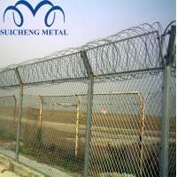 Y shape post airport fence/airport security fence/wire mesh fence for airport