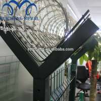 Guangzhou Factory High Quality Security Cheap Garden Vinyl Fence/ Metal Fence Panels