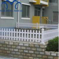 Guangzhou Direct Factory Safety nature clear PVC white picket playground plastic fence