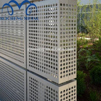 Guangzhou Factory Aluminium/304 Stainless Steel Perforated Metal Panel/ Perforated Metal Wire Mesh
